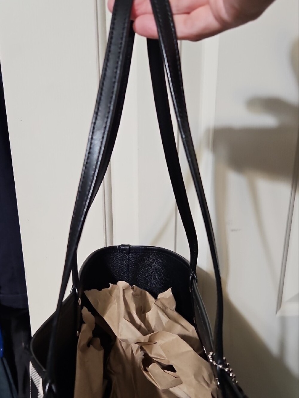 Coach EUC Plaid City Tote - Picture 3 of 9